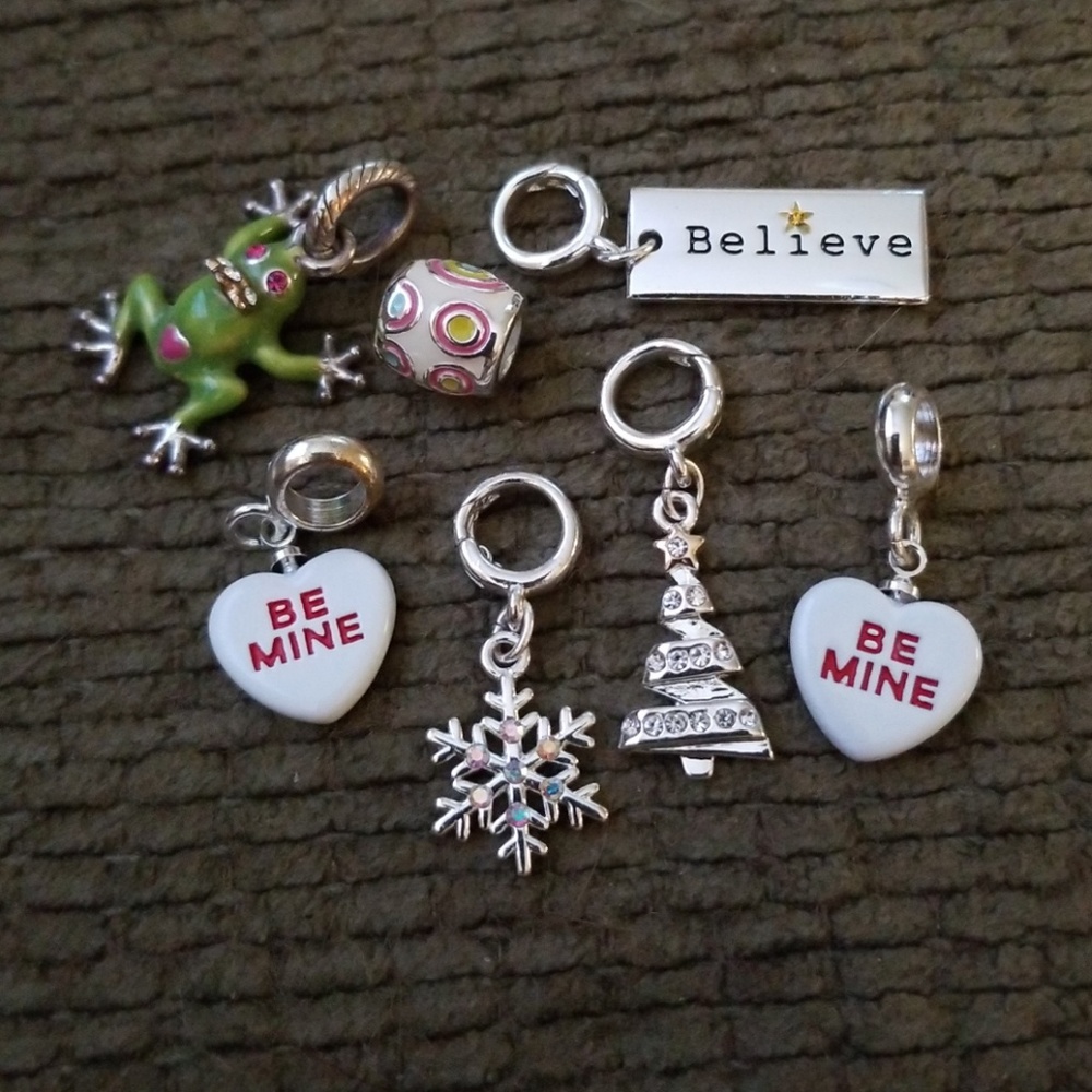 pandora charms brand new without tags never worn